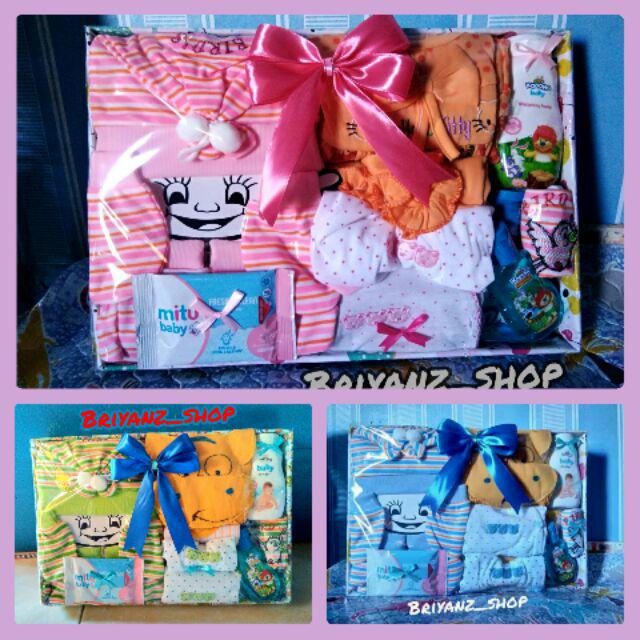 Parcel bayi/ kado bayi/ giftbox bayi /hampers-Salur/garis