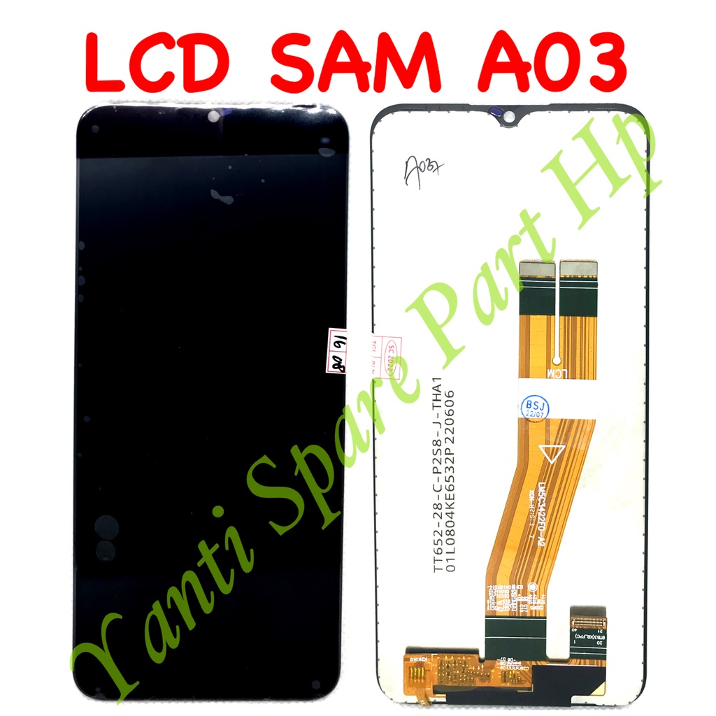 Lcd Touchscreen Samsung A03 A03S A035 A037 A035F A037F Fullset Original New