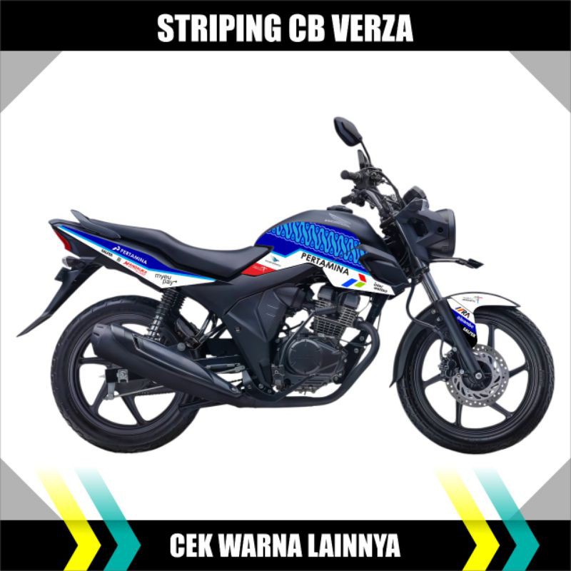 STRIPING STIKER HONDA CB150 VERZA - Sticker Decal Striping Honda CB150 Verza new 2021 MANDALIKA