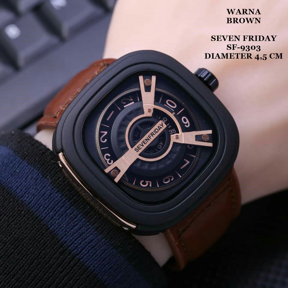 jam tangan pria SF E9303 SEVEN FRIDAY KULIT