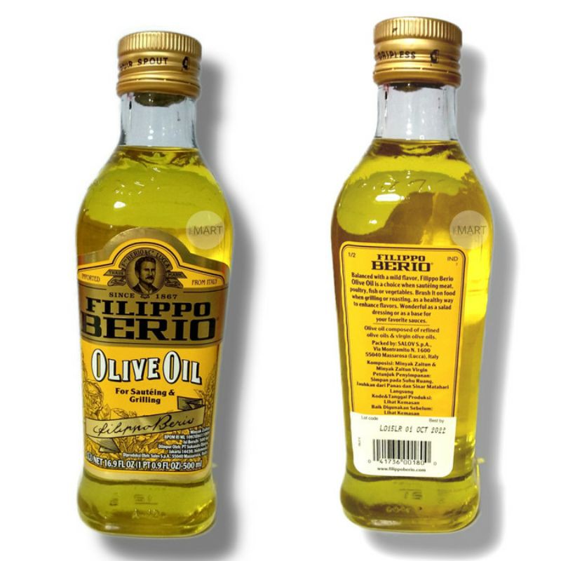 

Filippo Berio Olive Oil 500 ml Minyak Zaitun