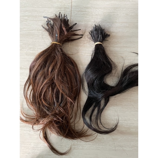 HAIR EXTENSION/RAMBUT SAMBUNG RAMBUT ASLI (preloved)