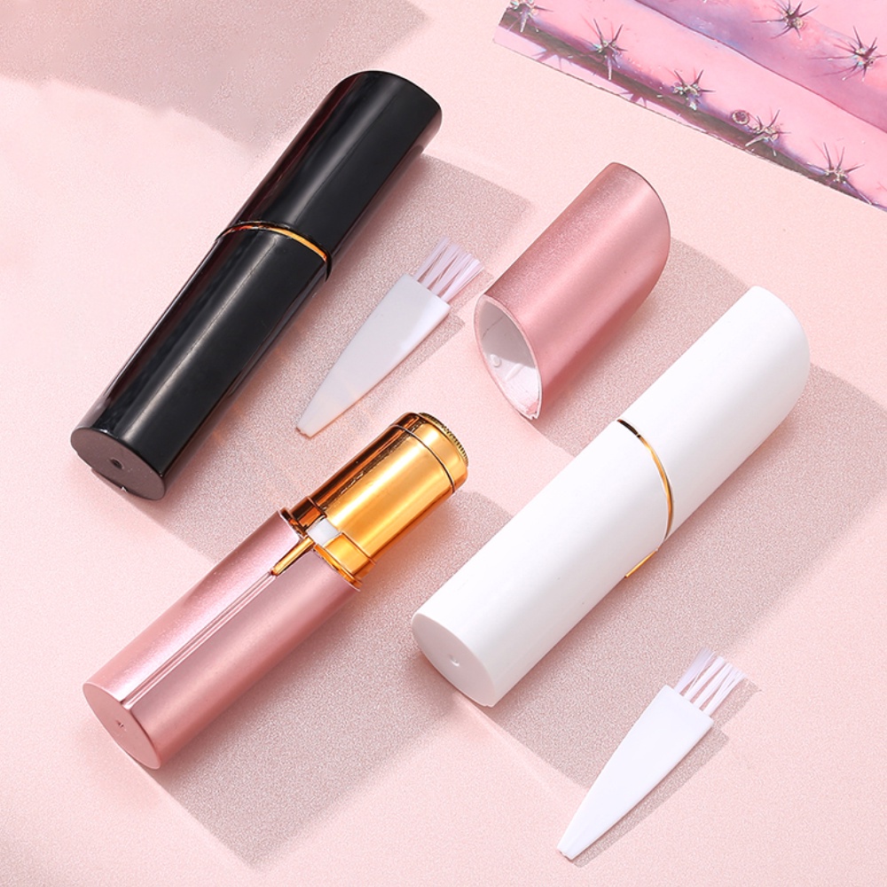 Alat Cukur Epilator Elektrik Mini Portable Desain Lipstick Untuk Penghilang Bulu Wanita