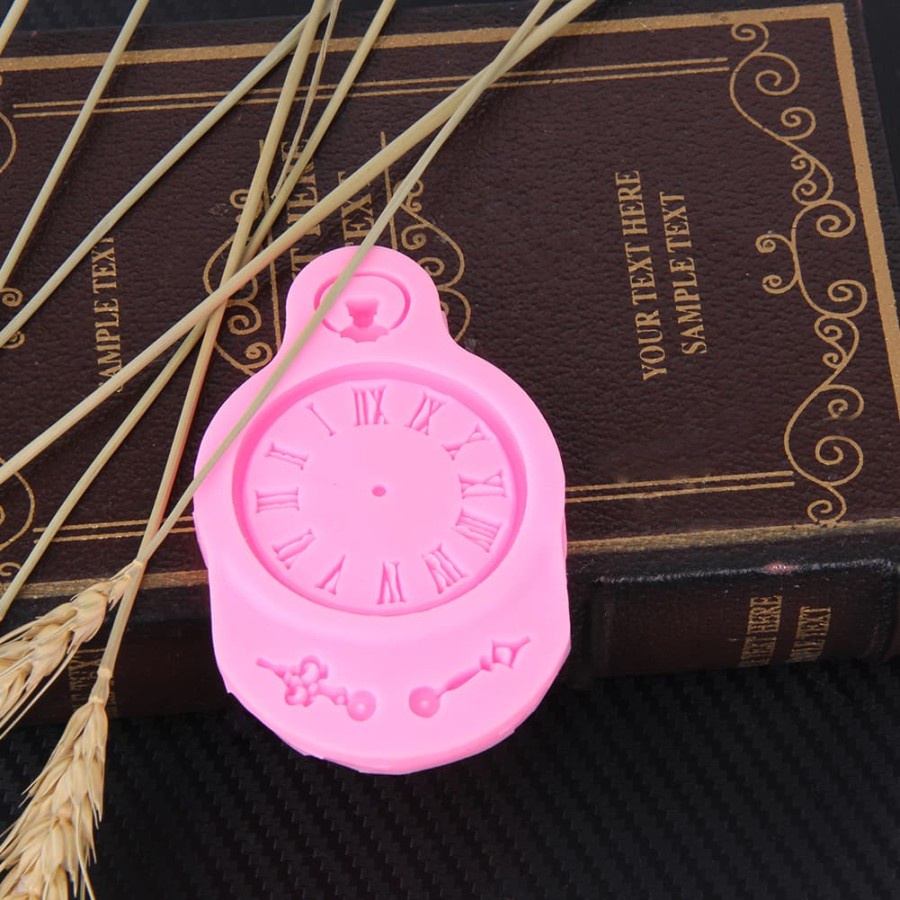 3D Silicon Mold Fondant Cake Decoration - Pocket Watch