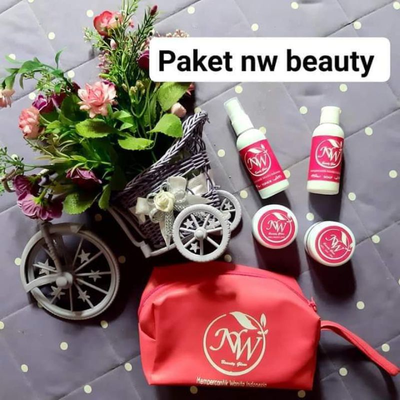 1Paket Cream NW Beauty Glow | FREE kupon undian 1gram