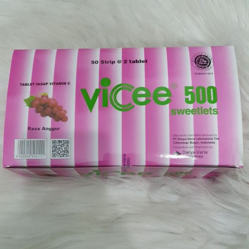 VICEE 500MG SWEETLETS 1 STRIP @2 TABLET