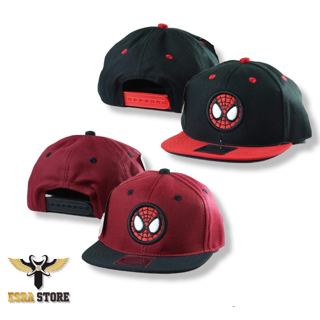 Topi Anak Cowok Cewek Snapback Distro / Topi Hip hop anak Spiderman