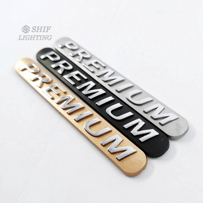 1pc Stiker Emblem Premium Pengganti Bahan Abs Untuk Mobil Universal