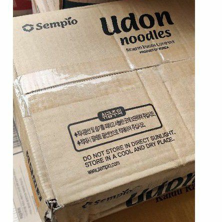 Sempio Korean Udon Noodles 200g Chewy Texture Basah Matang