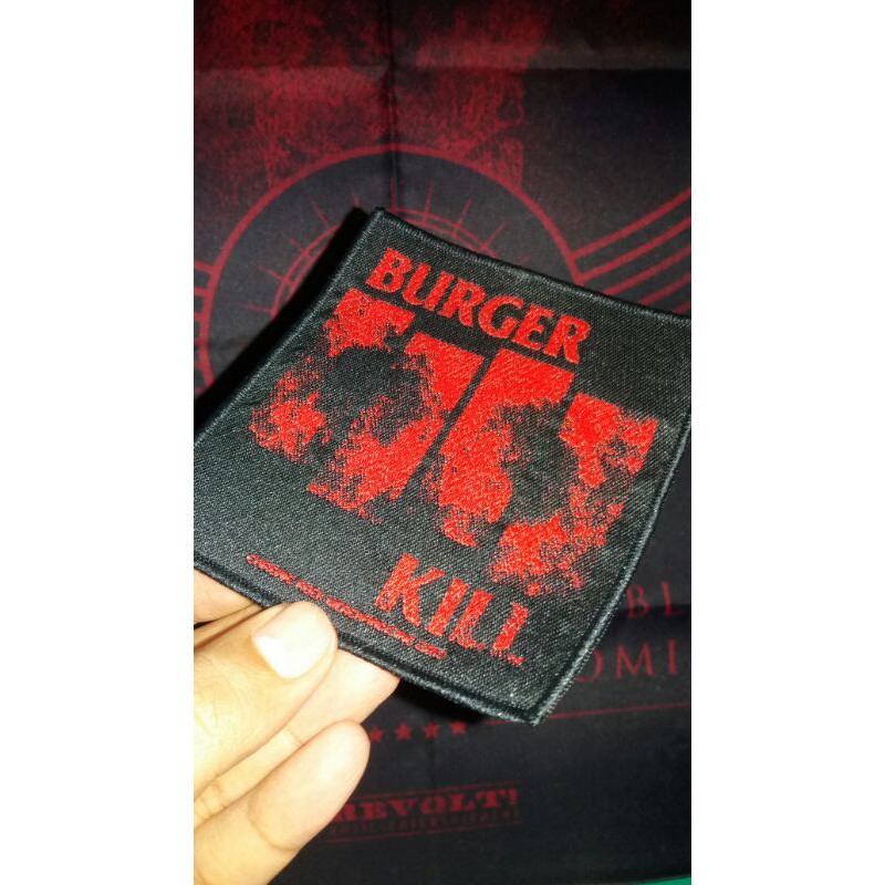 PATCH BURGERKILL-BLACK FLAG