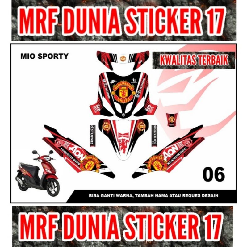 Sticker decal Mio sporty Full Body Striping Motor Mio Sporty Sticker  Mio Sporty Decal Sticker Mio S
