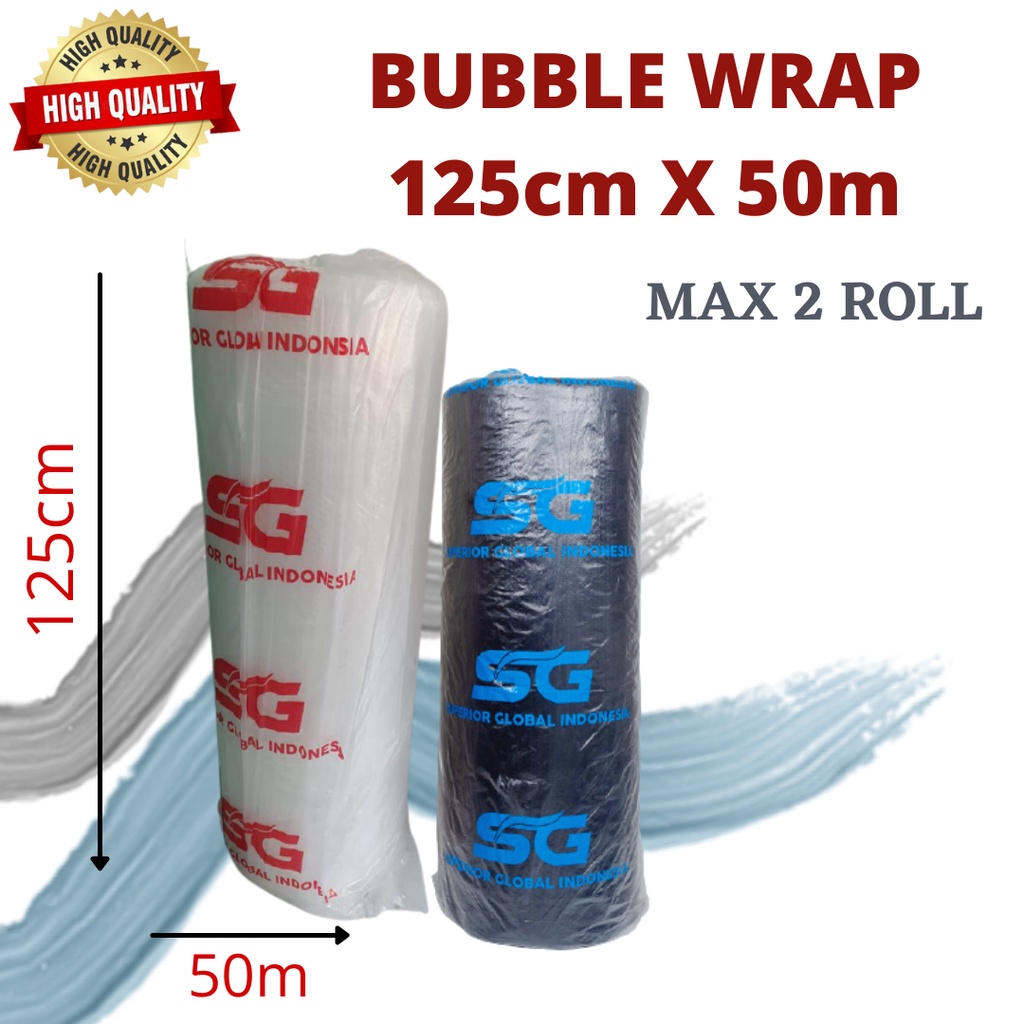 

BUBBLE WRAP 125CM X 50M 100% ORIGINAL