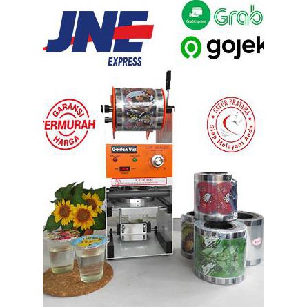 Cup Sealer Mesin Penyegel Gelas Plastik Manual Semua Ukuran Cup - Mesin
