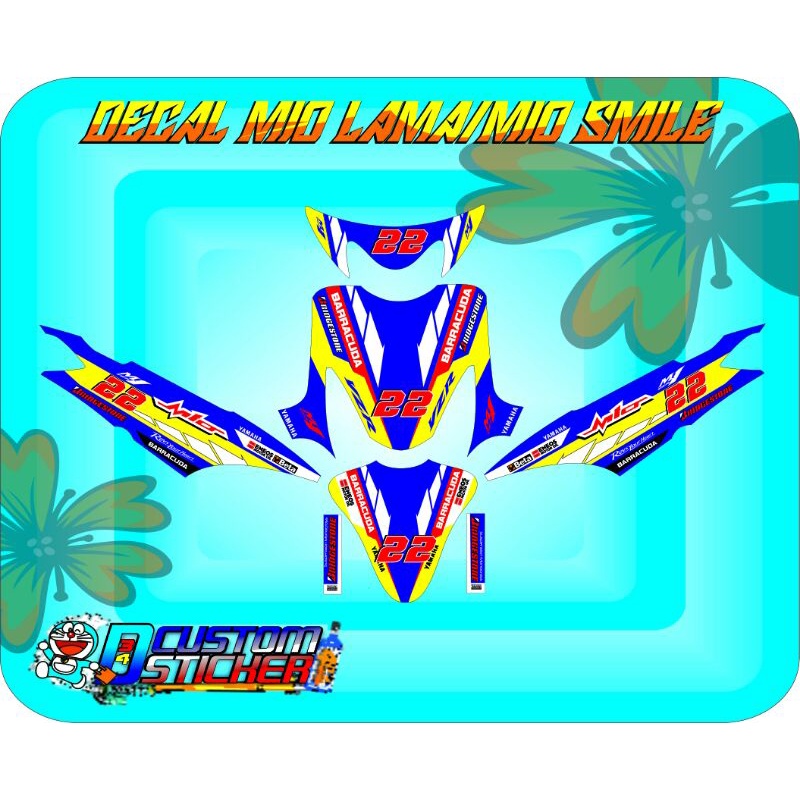 Decal Mio sporty Decal Mio lama Decal mio semi roadrace