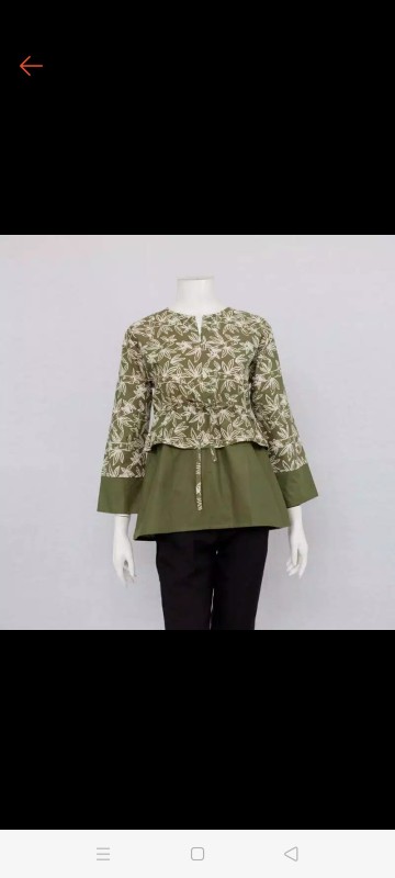 Blus Puspita Hijau