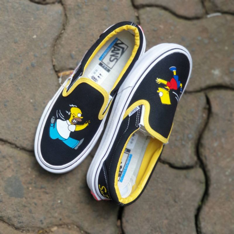 Sepatu Vans Slip On. Grade Ori. Ukuran 36-43 Wanita Pria. Vans Slip On tanpa Tali