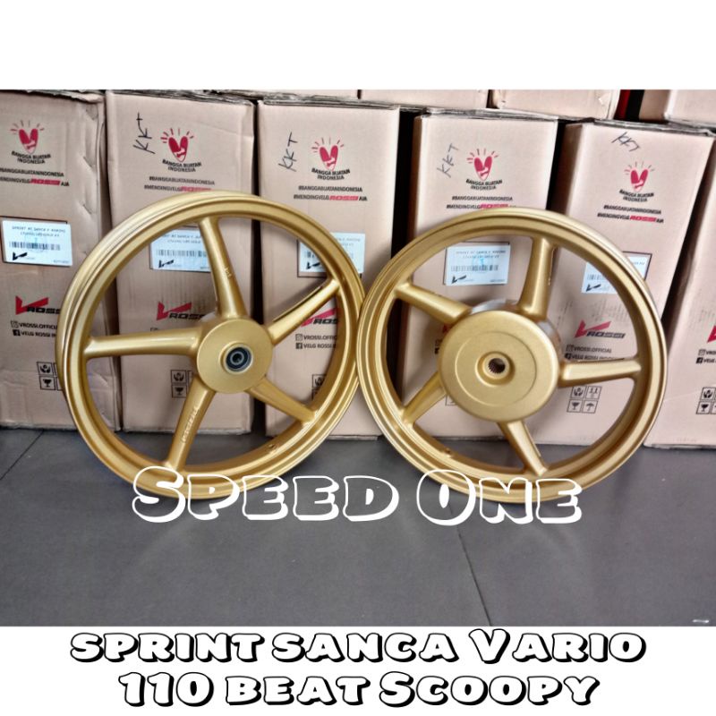 velg rossi sprint sanca Vario 110 beat Scoopy palang 5 replika rcb sp522