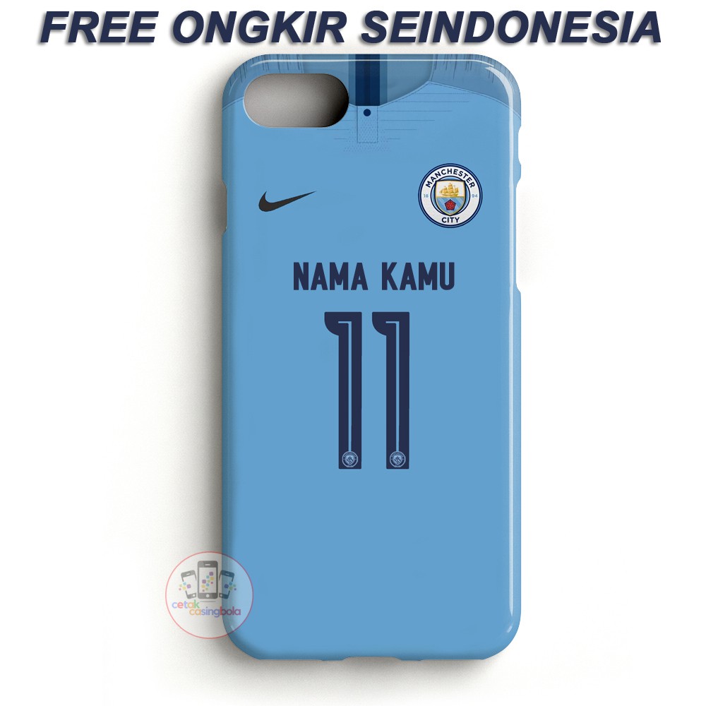 CUSTOM CASE PREMIUM HARDCASE FULLPRINT 3D MAN.CITY 18/19 FOR IPHONE,SAMSUNG,OPPO,VIVO,LG