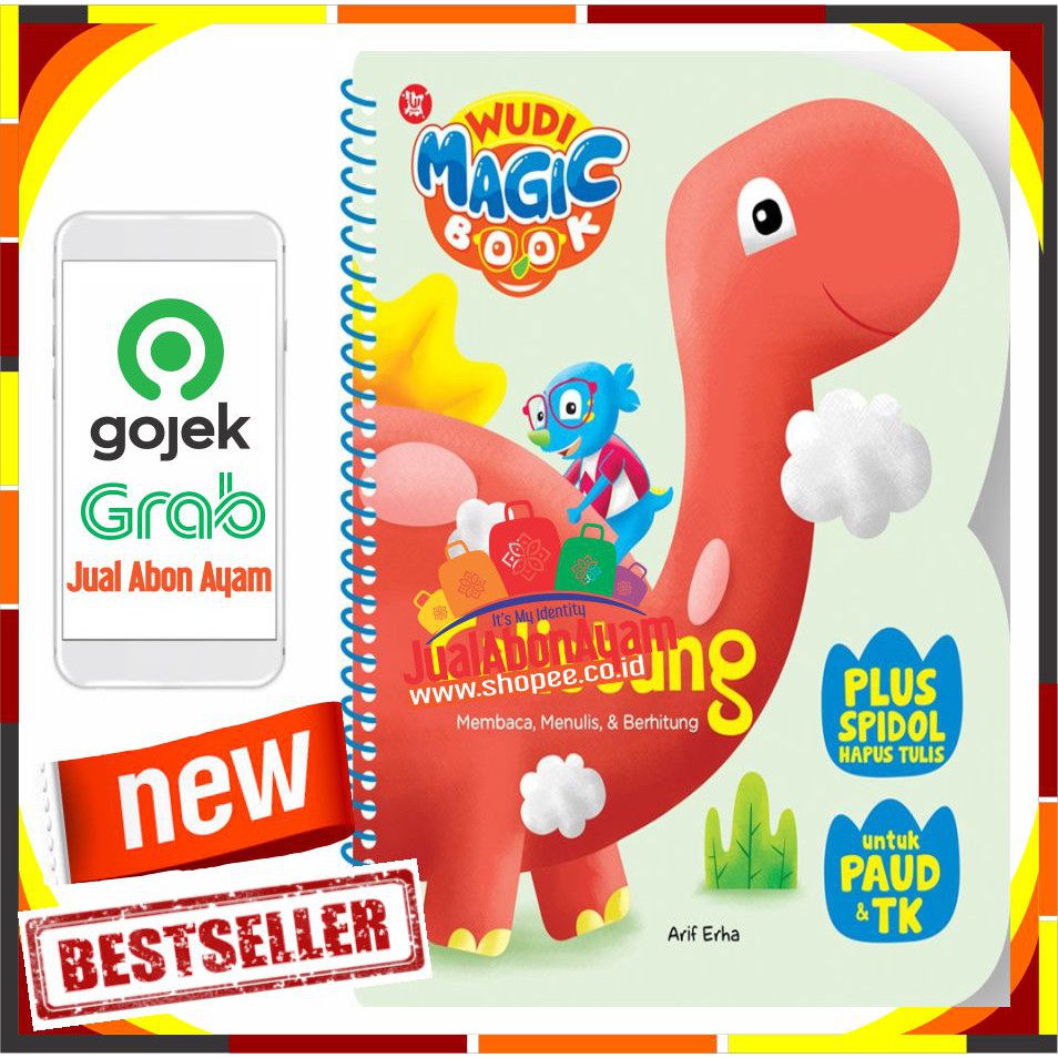 BUKU WUDI MAGIC BOOK CALISTUNG ARIF ERHA