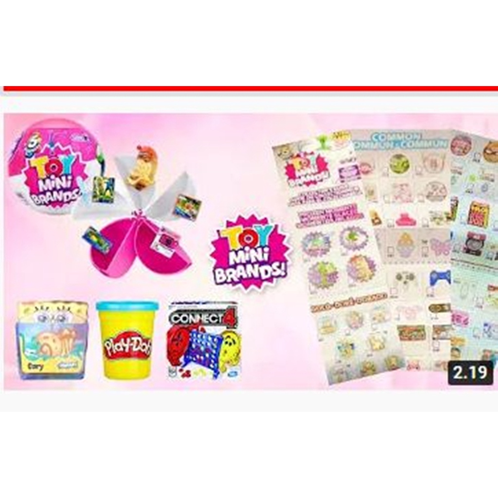 Jual Zuru 5 Surprise Toy Mini Brands Series 2 Wave 2 Frozen Moments