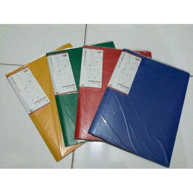 

Clear holder / dokumen keeper / display book folio 20 lembar / Map Plastik