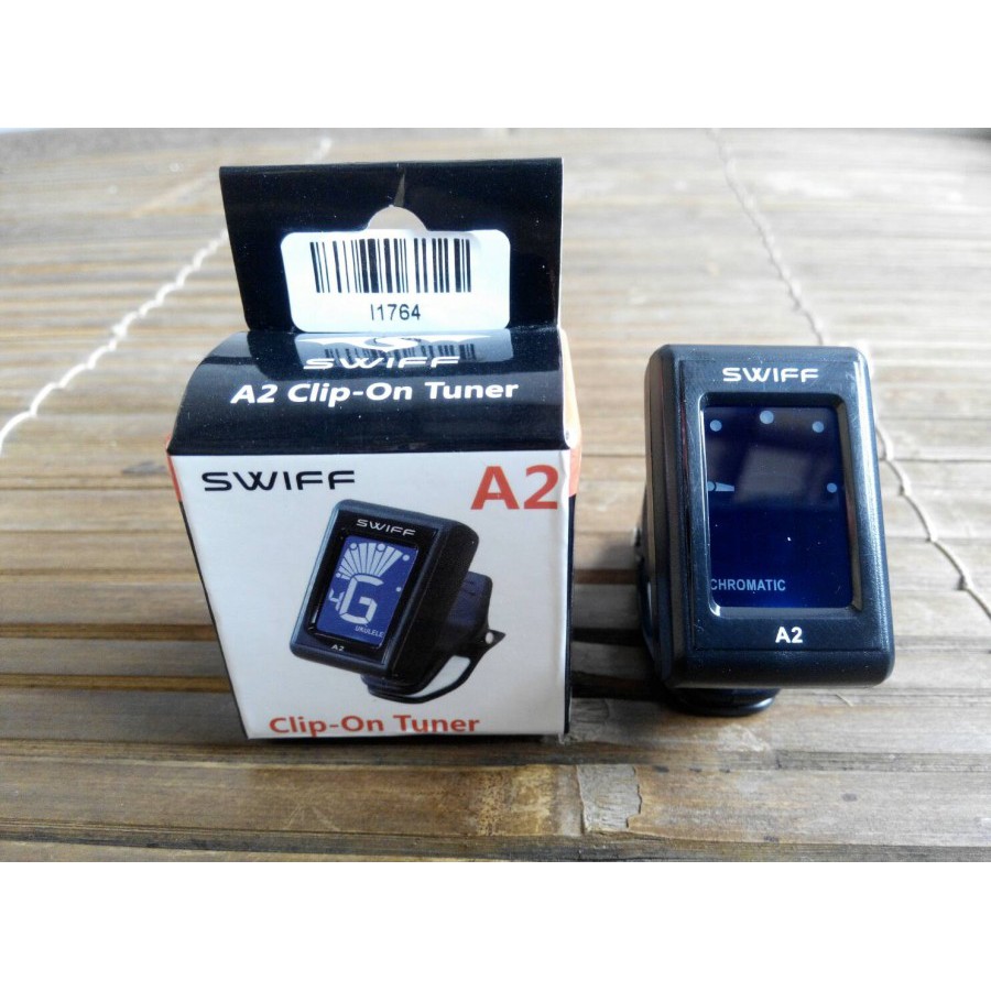 Tuner Guitar Swiff A2 Clip-on Tuning for Gitar, Bass, Ukulele