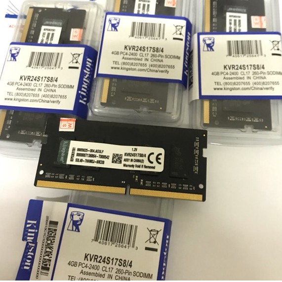 Ram Memory Sodim Kingston DDR4 4GB PC19200/PC2400mhz ( KVR24S17S8/4G )
