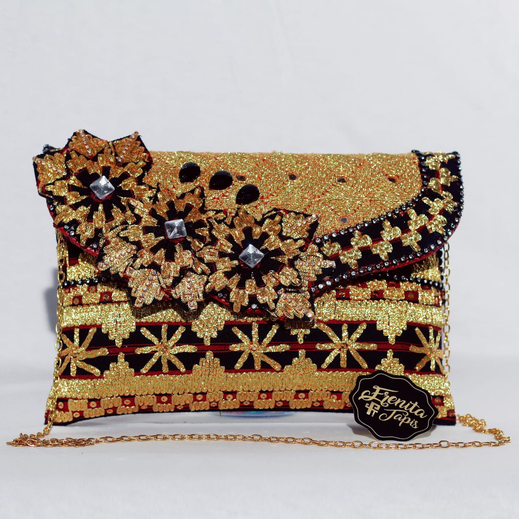 [BISA COD] Clutch Tapis Matakibau Lampung