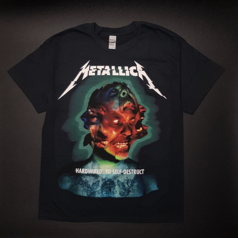 Kaos Metallica Official - Hardwired Album Cover