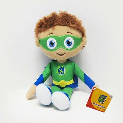 20cm Rare Learning Curve PBS Show Super Why Whyatt  Boy Kids Plush Doll Stuffed Toys