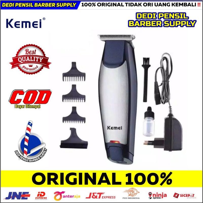 KEMEI KM - 5021 HAIR TRIMMER ORIGINAL ALAT CUKUR ELEKTRIK CLIPPER CAS TANPA KABEL PANGKAS RAMBUT BAR