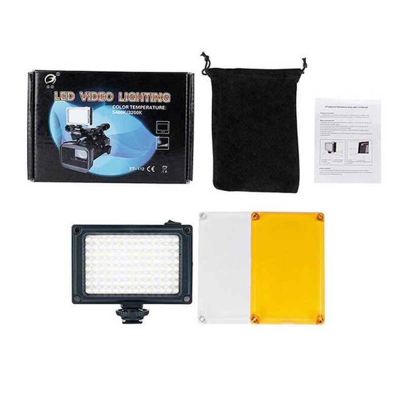 (BISA COD) RVOSTR Ulanzi Fill Light Lampu Kamera Video Portable 112 LED Beads - FT112