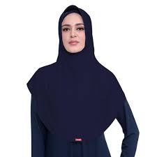 ZOYA HIJAB JILBAB INSTAN BERGO HUSNA CASUAL ZOYA ORI READY-NAVY 03