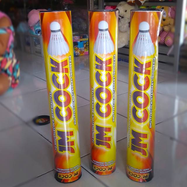 KOK BADMINTON/COCK BADMINTON/BADMINTON SHUTTLECOCK/KOK BULUTANGKIS