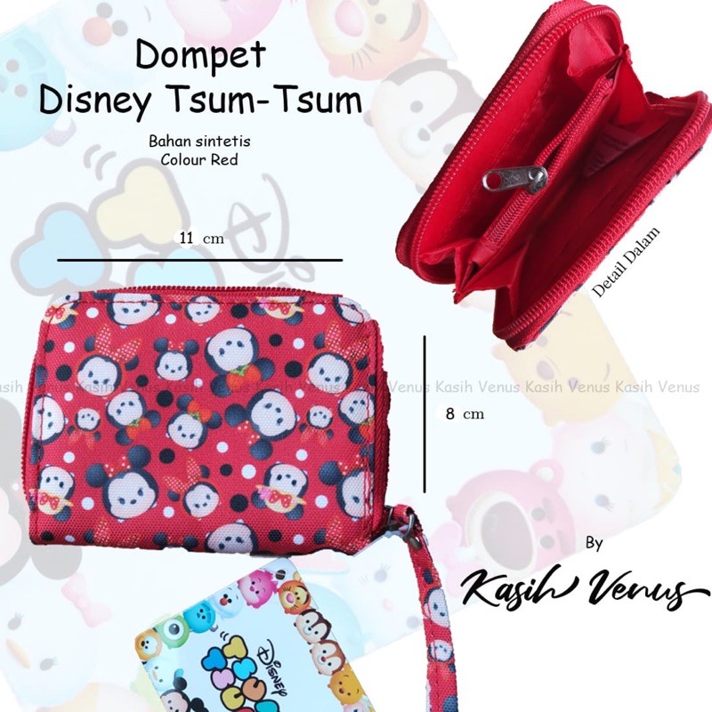 dompet mini Disney x Nevada/dompet murah/dompet tsumtsum/dompet kartu