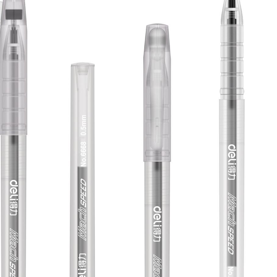 

PROMO BESAR KODE-234 Deli Office Gel Pen Pulpen Combo Isi 17 Hitam + 2 Biru + 1 Merah Dengan Klip Uj