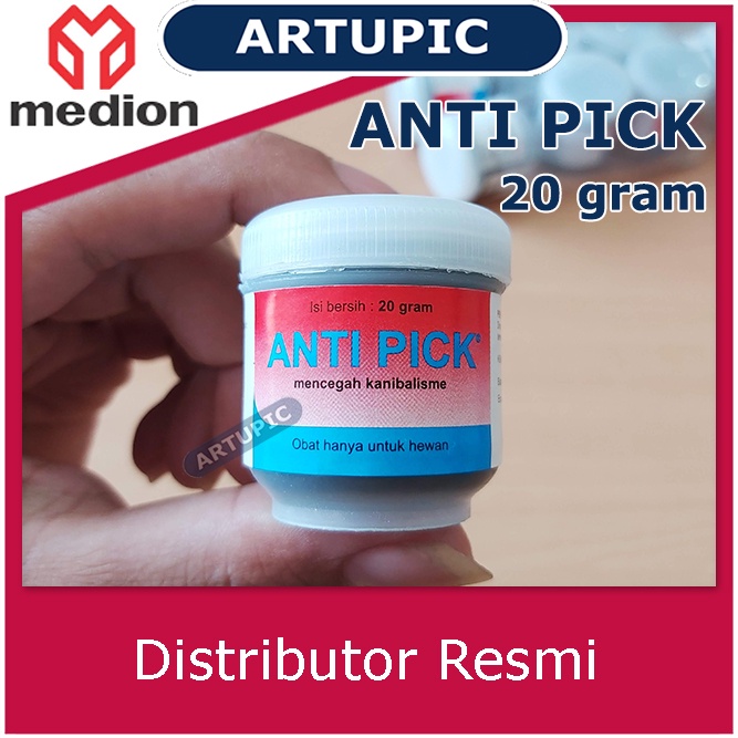 Anti Pick 20 gram Obat Luka Dipatok Salep Anti Kanibal Ayam Medion