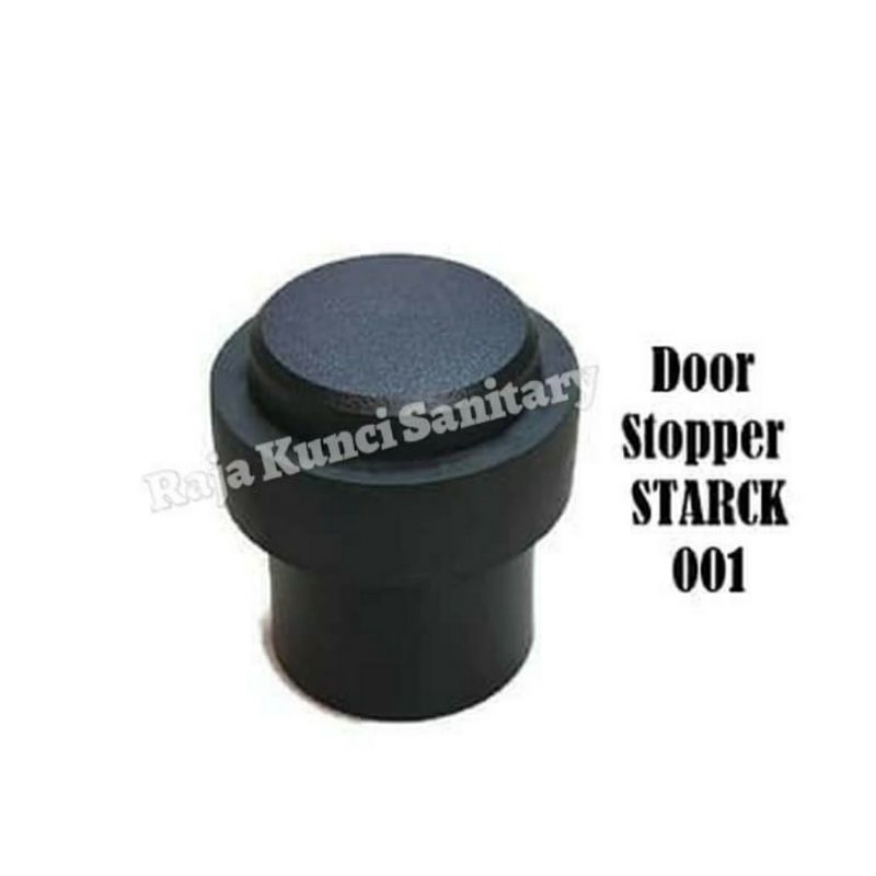 Door Stopper Starck 001 Hitam/ Black/ Door Stop Karet Starck Hitam/Ganjalan Pintu