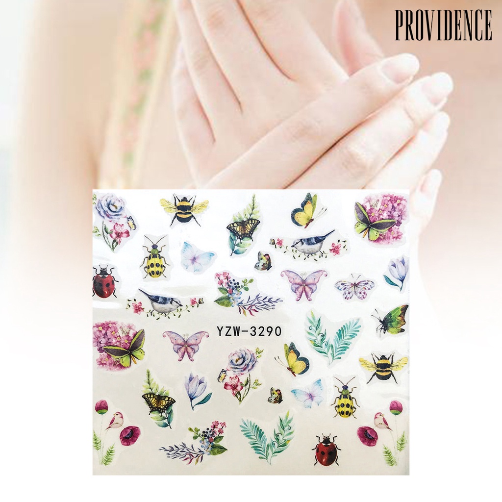 Providence Nail Sticker Artistic Design Nail Decoration Vibrant Colors 2020 Latest Nail Styles for DIY