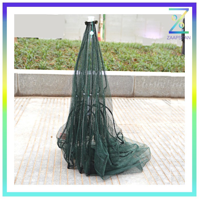 Jaring Pancing Ikan Hexagonal 8 Hole Fishing Net Trap Cage