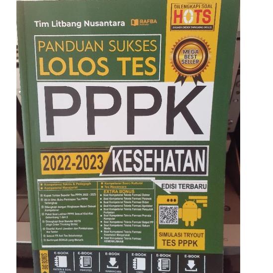 

Harga Bersahabat.. PANDUAN SUKSES LOLOS TES PPPK 2022-2023 KESEHATAN