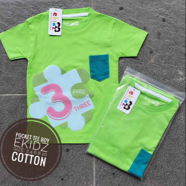 Kaos anak laki laki ekidz