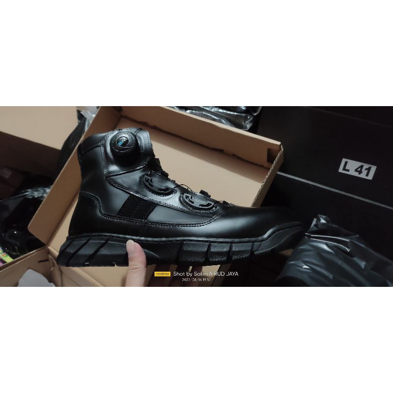 Sepatu pdh midtrack webest WB tali putar