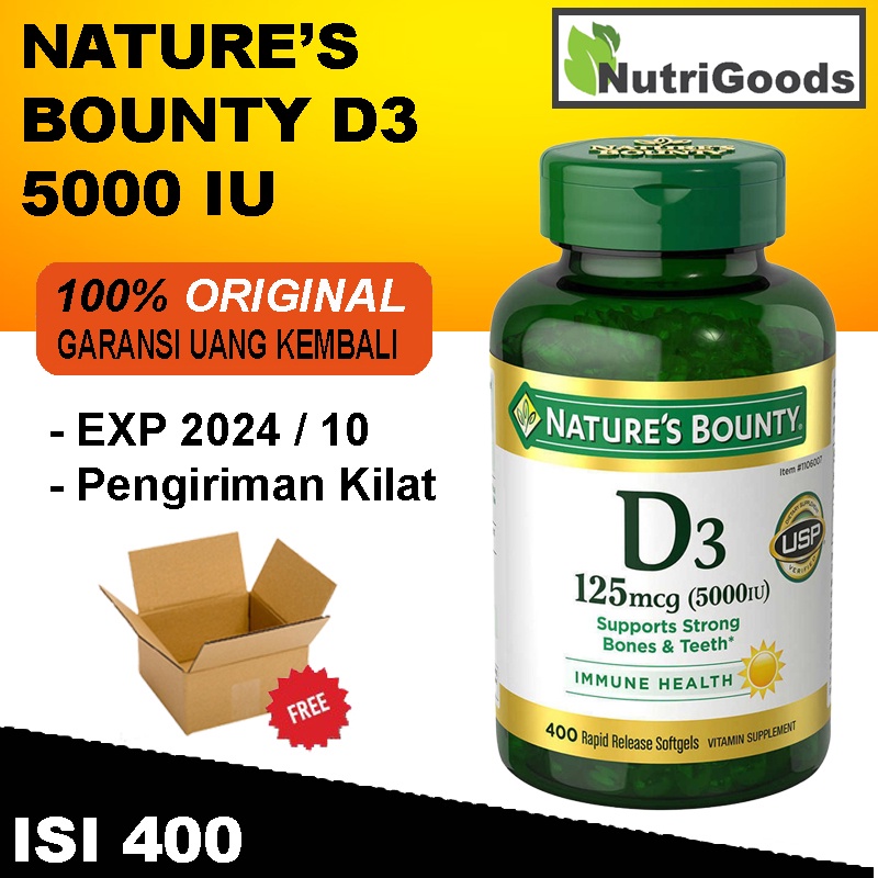 NATURE NATURE'S BOUNTY D3 5000 IU 400