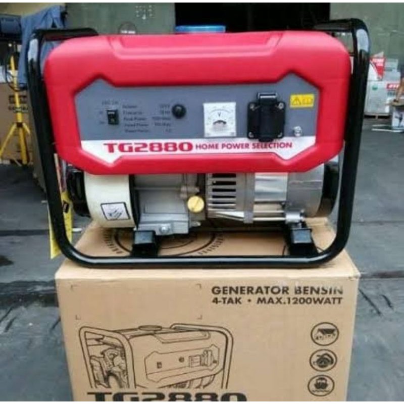 Genset Tiger 1000 watt Portable TG2880E Generator / Genset Multipro tipe TG 28880 E