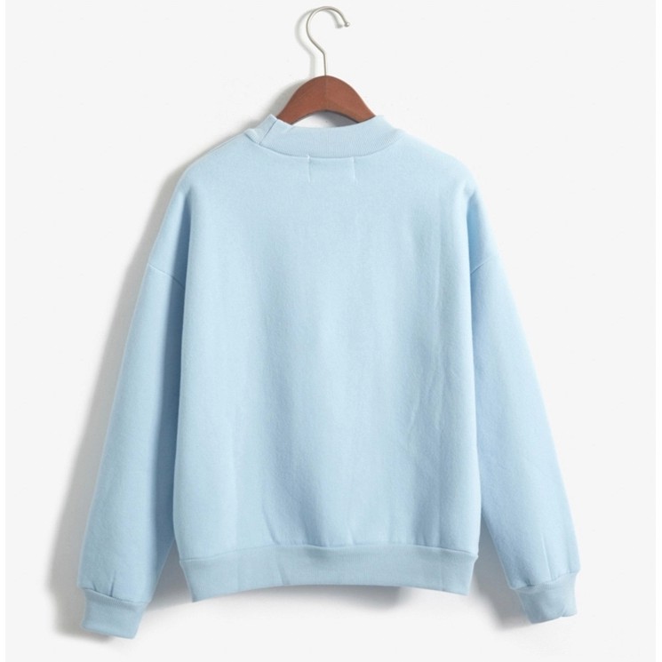 real picture Sweater  Cotton Lengan Panjang  Tebal Model 