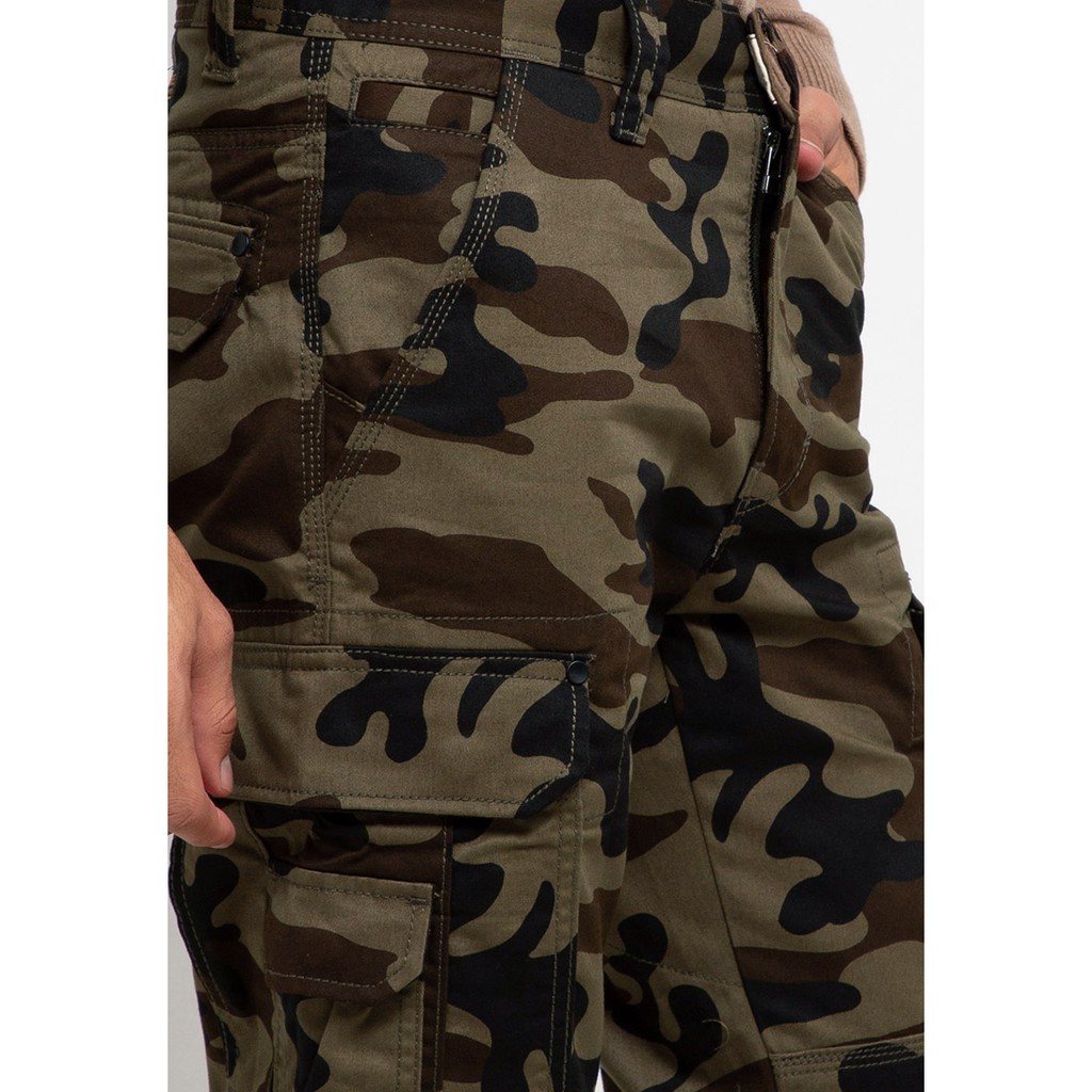 Celana Panjang Cargo Asli MGee 3451C Kappa Olive