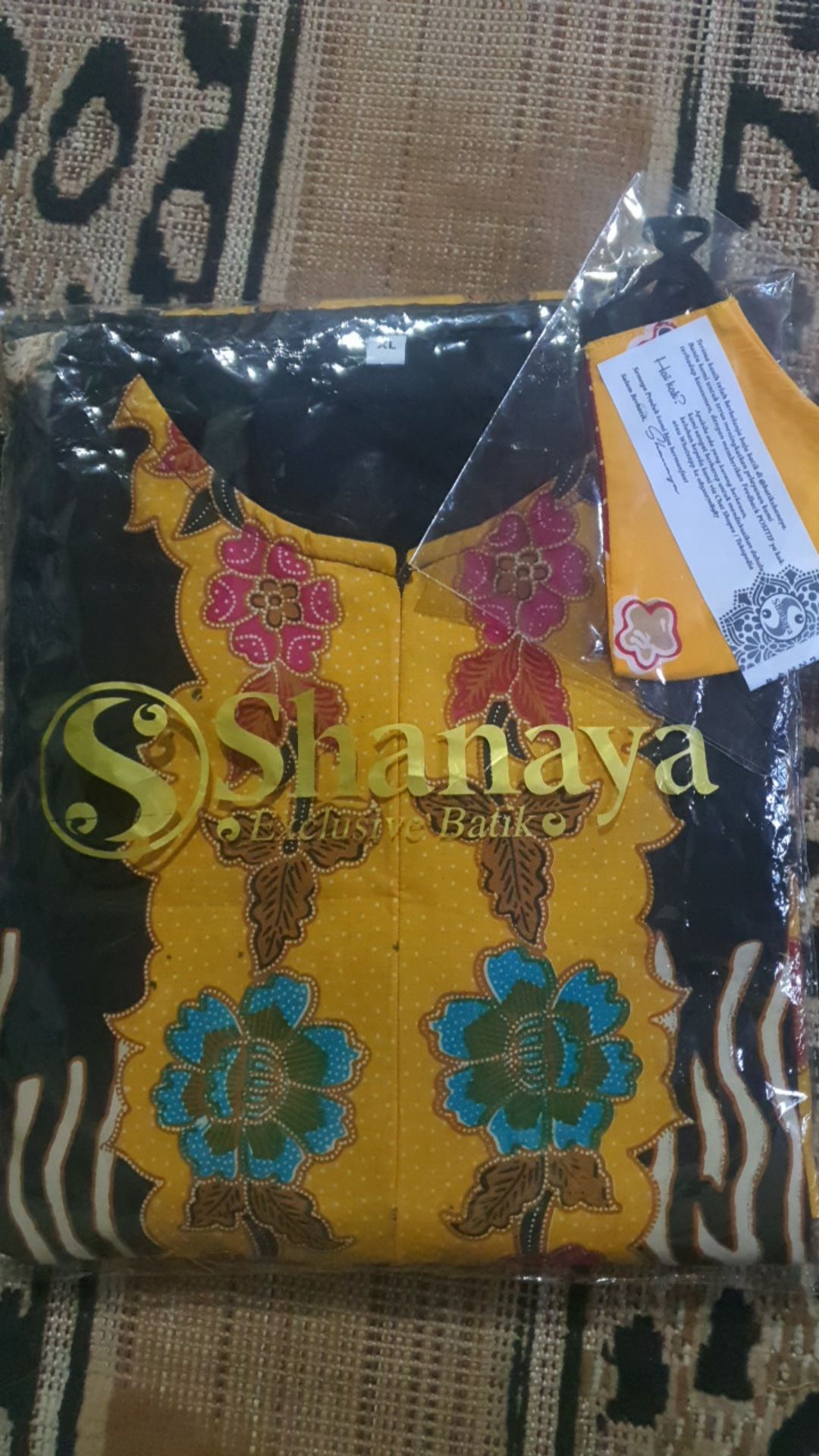 Shanaya Batik Tunik Gendhis Bunga Tricot
