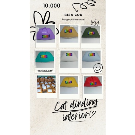 CAT TEMBOK KILOAN  1 KG PATRIA PAINT KUALITAS SUPER 39 warna  putih salju pink biru tosca