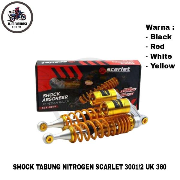 Skok Belakang Sok Sokbeker Sebleker Shock Tabung Nitrogen Scarlet 3001 2 Uk 280 320 340 360
